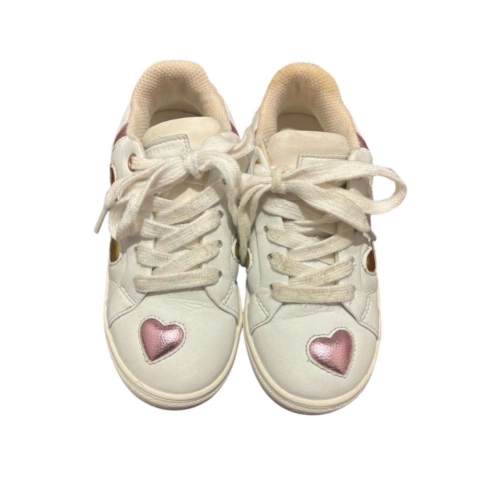 Kurt Geiger London Girls Mini Lane Love Sneakers White Size 11